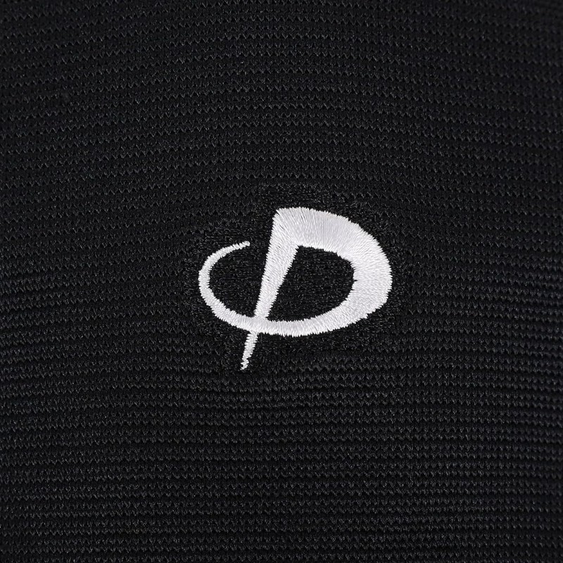 Phiten Volleyball Supporter with Knee PAD, Black, M