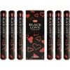 Hem 6 Pack 20 Stick Black Love - Box Of
