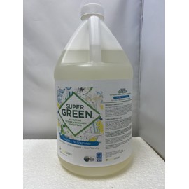 SuperGreen Powerful All-Purpose Cleaner and Degreaser Concentrate | USDA Certified Bio-Based, Non-toxic, NO Ammonia or Phosphates, 128 fl oz