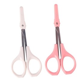 Professional Eyebrow Scissors High Precision Trimmer Eyelash Scissors Set Stainless Steel for Makeup