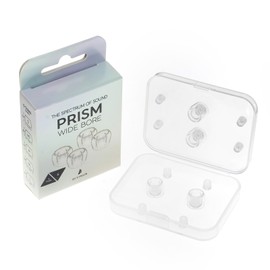 HiFiGo Divinus Prism Wide Bore LSP Eartips for 4-6mm Nozzle, Replaceable IEM Earbud Tips with Enhanced Sound Quality and Comfort (2 Pair (S))