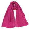 Lina & Lily Sparkle Rhinestones Women's Chiffon Scarf Shawl Wrap