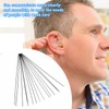 Daryunk 15pcs Deep Ear Canal Hearing Aid Cleaning Kit, Reusable