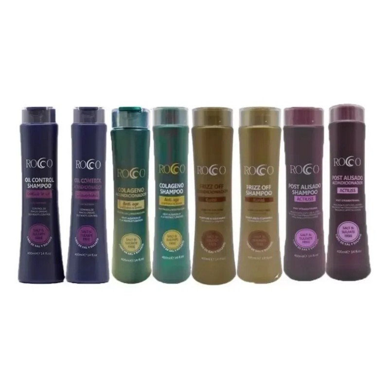 Pack Shampoo Y Acondicionador Rocco 400 Ml (2 Unidades)