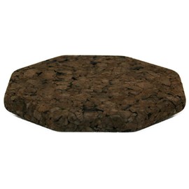 Dark various sizes Cork Coasters (Octagonal), 25 cm