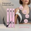 Waterproof Eyelash Glue 3 Pack, Long Lasting Lash Adhesive for