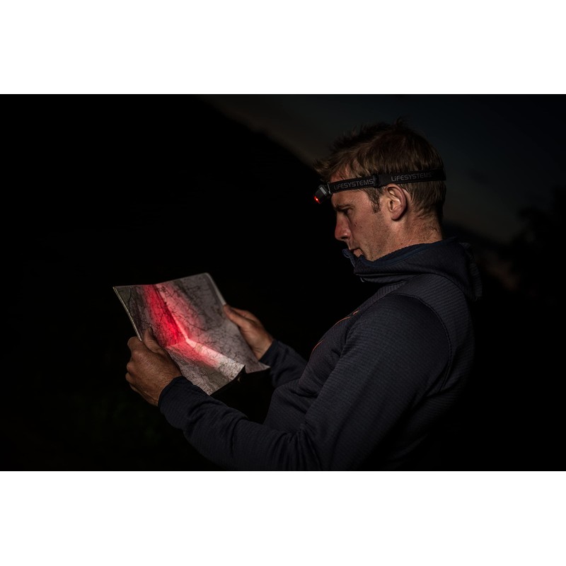 Life Systems Intensity 155 LED Head Torch, Black, One Size