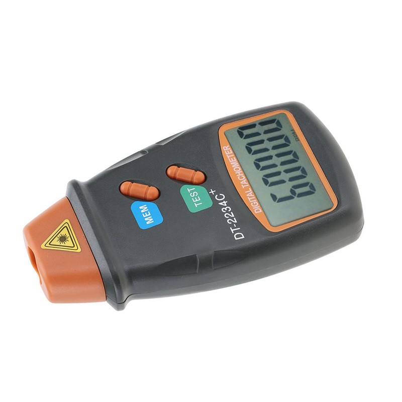 DT‑2234C+ NOn Contact Digital LCD Laser Photo Tachometer Mini RPM
