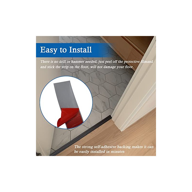 Floor Transition Strip Self Adhesive Floor Cover Strips Laminate 2"