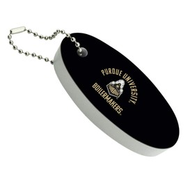 GRAPHICS & MORE Purdue Boilermakers Floating Keychain Oval Foam Fishing Boat Buoy Key Float