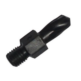 1 Pc, 3/32" Cobalt Stubby Threaded Shank Drill Bit Overall Length 1/2, Tsd3/32St, Finish: Black Oxide; Shank Size: 1/4"-28; Number of Flutes: 2 Cutting Direction: Right Hand