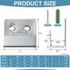 Dwsdws 8 Pcs U Shaped Brackets 10mm Inner Width Stainless