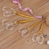 Uaugulft Acrylic Scissors Sharp Titanium Blades with Ergonomic ABS Handle