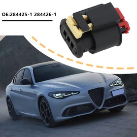 EMSea 1 Piece Automotive 3 Pin Ignition Coil Connector for Vauxhall Fiat Lancia Alfa Romeo OE 284425-1 284426-1 with 3 Crimp Connectors