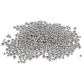 VBS XXL Pack of 1000 Wax Beads Silver Jewellery Making Beads