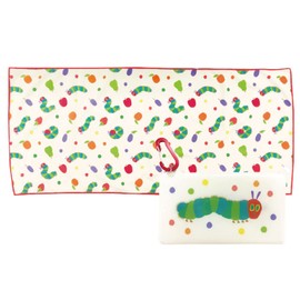 Nice and Cool Cooling Towel, The Very Hungry Caterpillar Fruit Pattern, 27.6 x 11.8 inches (70 x 30 cm), With Vinyl Pouch, Cooling Towel, Kids