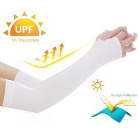 3 Pairs Comfy Arm Sleeves with Thumb Hole, Sun Protection Cooling Arm Sleeves, Compression Sleeves to Cover Arms for Men Working
