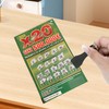 30 Pcs Black Lotto Scratcher Tool Plastic Scratch Ticket Scratcher