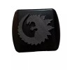 Godzilla Round Style in 3d - Black with Black -