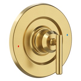 UZLEZ Shower Trim Kit for Moen T2901 Handle, Compatible with Moen Gibson Shower/Tub 2510/2520/2570/2590 Pressure Balanced Valves Series, Repair Wobbly Handle or Bathroom Renovation, Brushed Gold