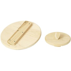 Lehman's Wooden Cover Lid for Pickling and Fermentation Crocks, Pickle and Ferment Your Own Sauerkraut, Pickles and Vegetables, 10 gal, 15.5 in diameter