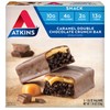 Atkins Caramel Double Chocolate Crunch Snack Bar, Protein Snack, High