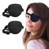 2 Pcs Adjustable Medical Eye Patch, Comfortable Pirate Eye Patch,