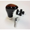 YSA WOOD GRAIN AND BLACK GEAR SHIFT LEVER KNOB SK-333