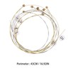 7pcs Lyre Harp String Replacement Metal String Musical Instrument Accessories