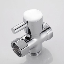 Brass Diverter Shower Head Diverter Valve T Type Adapter Shower Branch Valve T-Type Branch Faucet Wear Faucet Diverter Valve Branch Faucet Diverter Valve Branch Faucet Diverter Valve Adjustable Parts