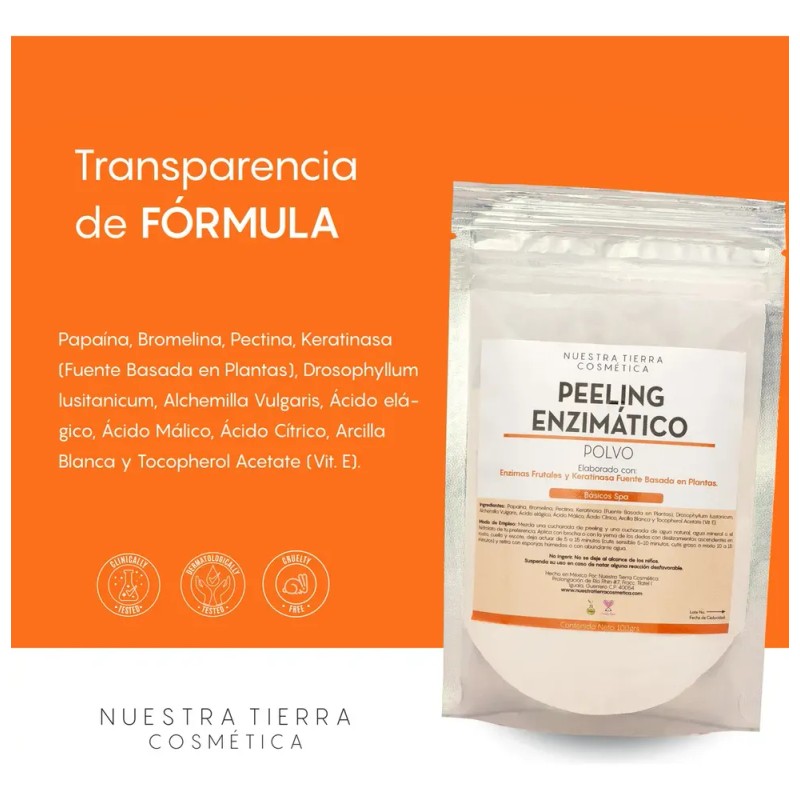 Peeling Enzimático Exfoliante Bbglow Y Faciales 100grs Tipo de piel