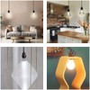 GOIYZTTR 2 Pack Black Pendant Light Fitting E27 Ceiling Rose