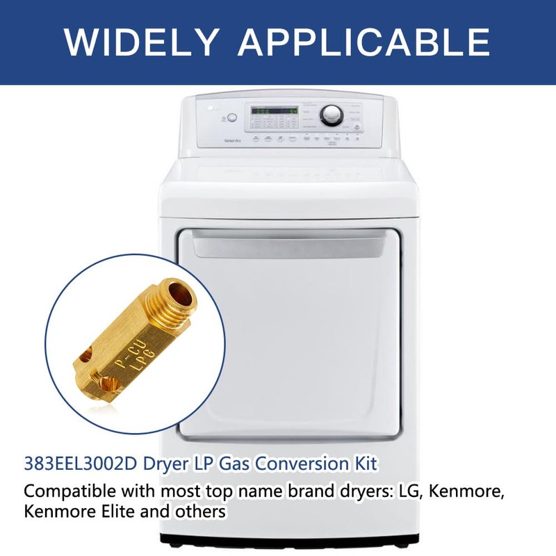 Upgraded 383EEL3002D Dryer LP Gas Conversion Kit Replacement Part for