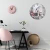 Wall Clock Antique Non Ticking Round Wall Clock Wooden Arabic