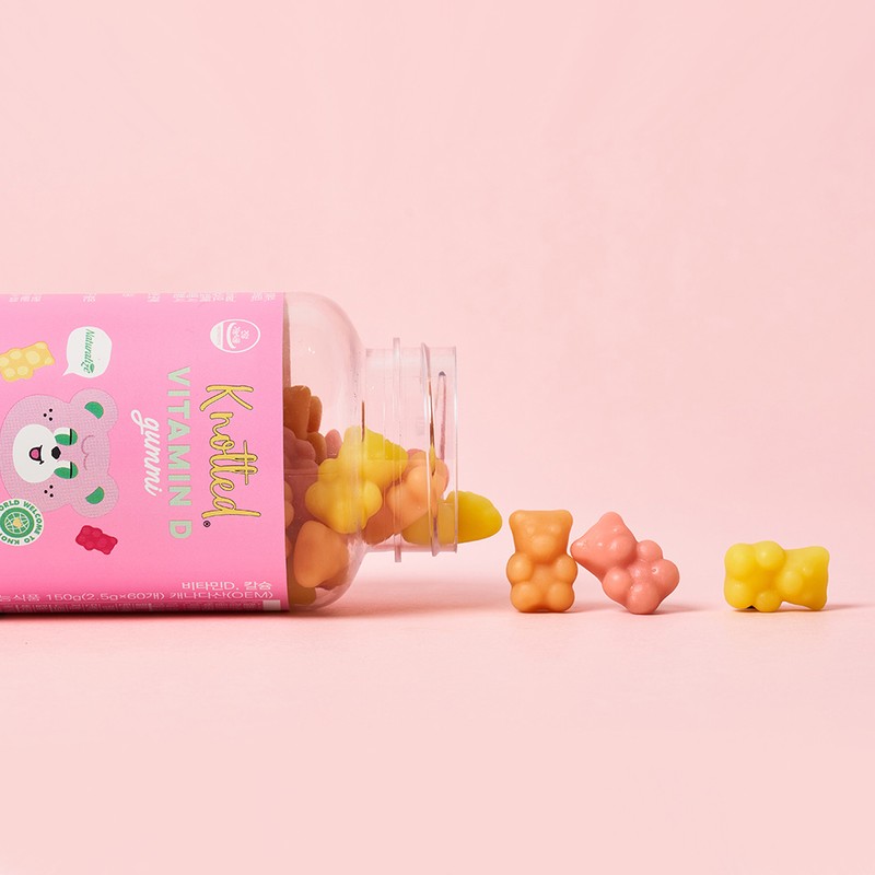 노티드 비타민D 꾸미, 150g, 1개 Noted Vitamin D Gummy, 150g,
