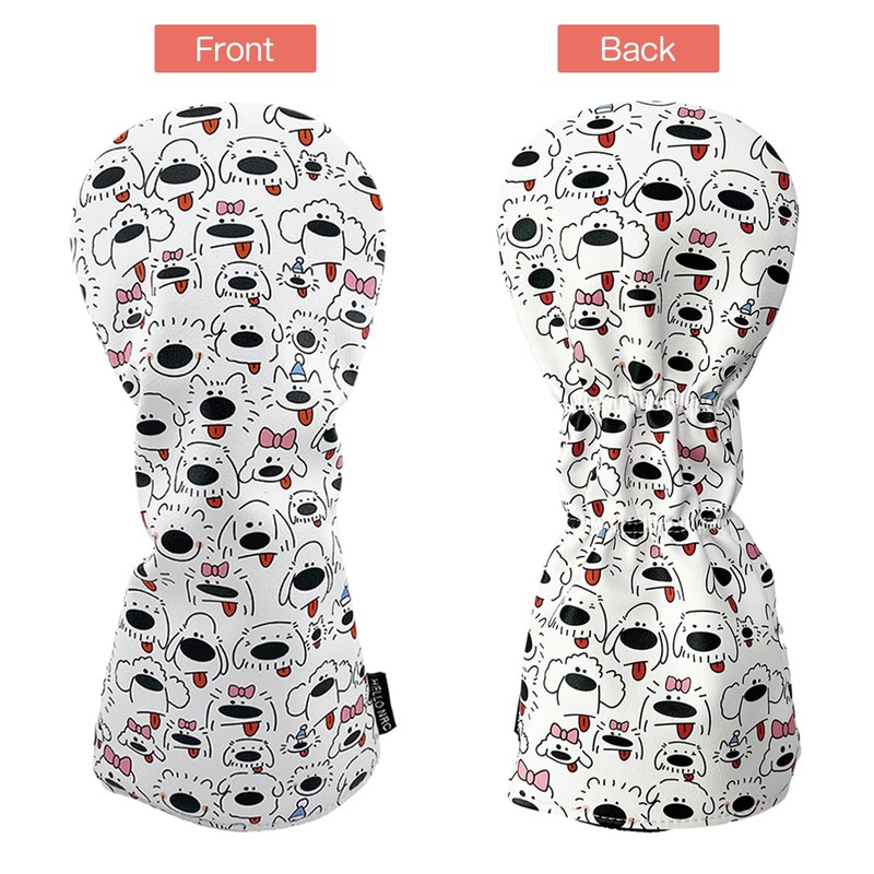 Golf Headcover Utility Fairway Wood Driver Golf Cover Waterproof Perro