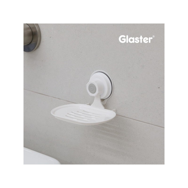 Glaster soap dish/soap dish/absorbent supplies/bathroom supplies / 글라스터 비누받침대/비누대/흡착용품/욕실용품