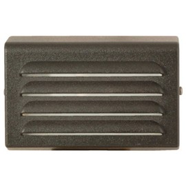 Moonrays 95751 Low Voltage Metal Deck/Post/Stair Light Fixture with 10-Watt Bulb, Black