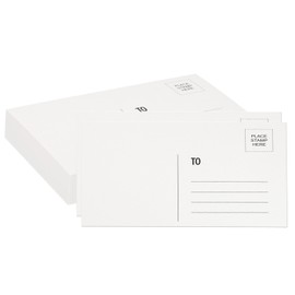 PATIKIL 50 Pcs 100% Cotton Watercolor Postcards 5x7 Inch Water Coloring Paint Paper Cards for Mailing Art Painting Watercolor Drawing Artist, 140lb/300 GSM