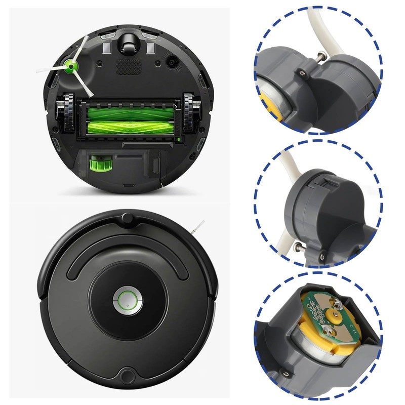 ECSiNG 1pc Robot Vacuum Cleaner Side Brush Motor Module Replacement