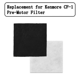 10-Pack CF-1 Foam Filters Compatible with Kenmore Sears Progressive, Progressive & Whispertone, Panasonic Models, Including 86883, 86880, 20-86883, 2086883, 8175084