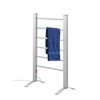 Pursonic TW300 6-Bar Freestanding or Wall Mountable Towel Warmer,Silver