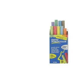 Giotto Robercolor 538900 White Chalk 10 Chalks 10 Packs