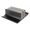 Vertical Laptop Stand 2 Slots Anodized Aluminium Alloy Adjustable Space