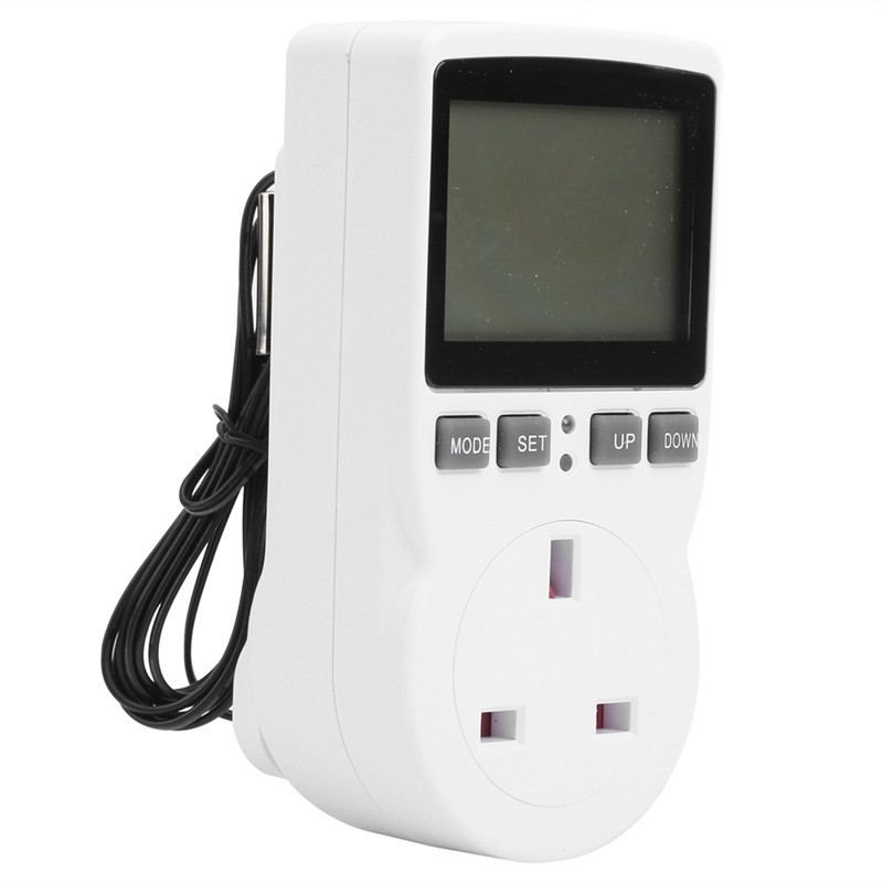 Digital Thermostat Socket Temperature Control with Timer Switch Sensor Probe