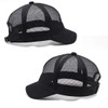 Spargel Men's Short Brim Cap, Mesh Cap, Hat, Short Brim,