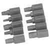 10Pcs Damaged Screw Extractor Hex Bolt Stud Remover Removal Tool