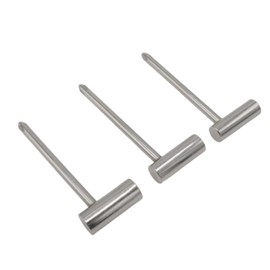 Soundspire 3-Pack Guitar Truss Rod Wrench Set, 6.35/7/8mm Long Shank Hex Keys with Cross Screwdriver for Guitar/Bass Neck Adjustment (30mm Alloy Sleeve, Silver)