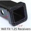 American Flag Emblem Metal Trailer Hitch Cover (Fits 1.25" Receivers,