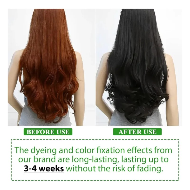 Shampoo Colorante Cabello Teñido Color Castaño | 500 Ml